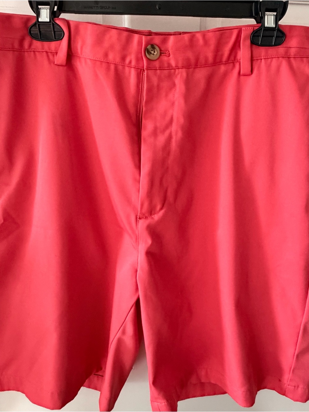 Vineyard Vines Menās Links Golf Shorts Coral Pink Size 38